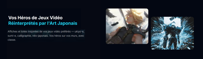 art mural gaming sous bannière